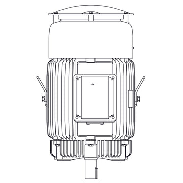 EPV0502C Teco-Westinghouse 50HP Cast Iron Electric Motor, 3600 RPM