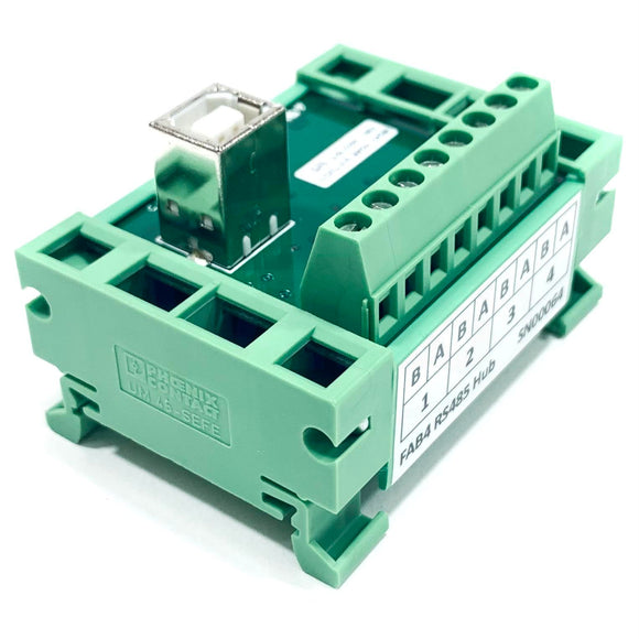 00-20301-530 IEP Schnittstellen HUB zu FAB-4 4x Serial RS485 Auf 1x USB Type B