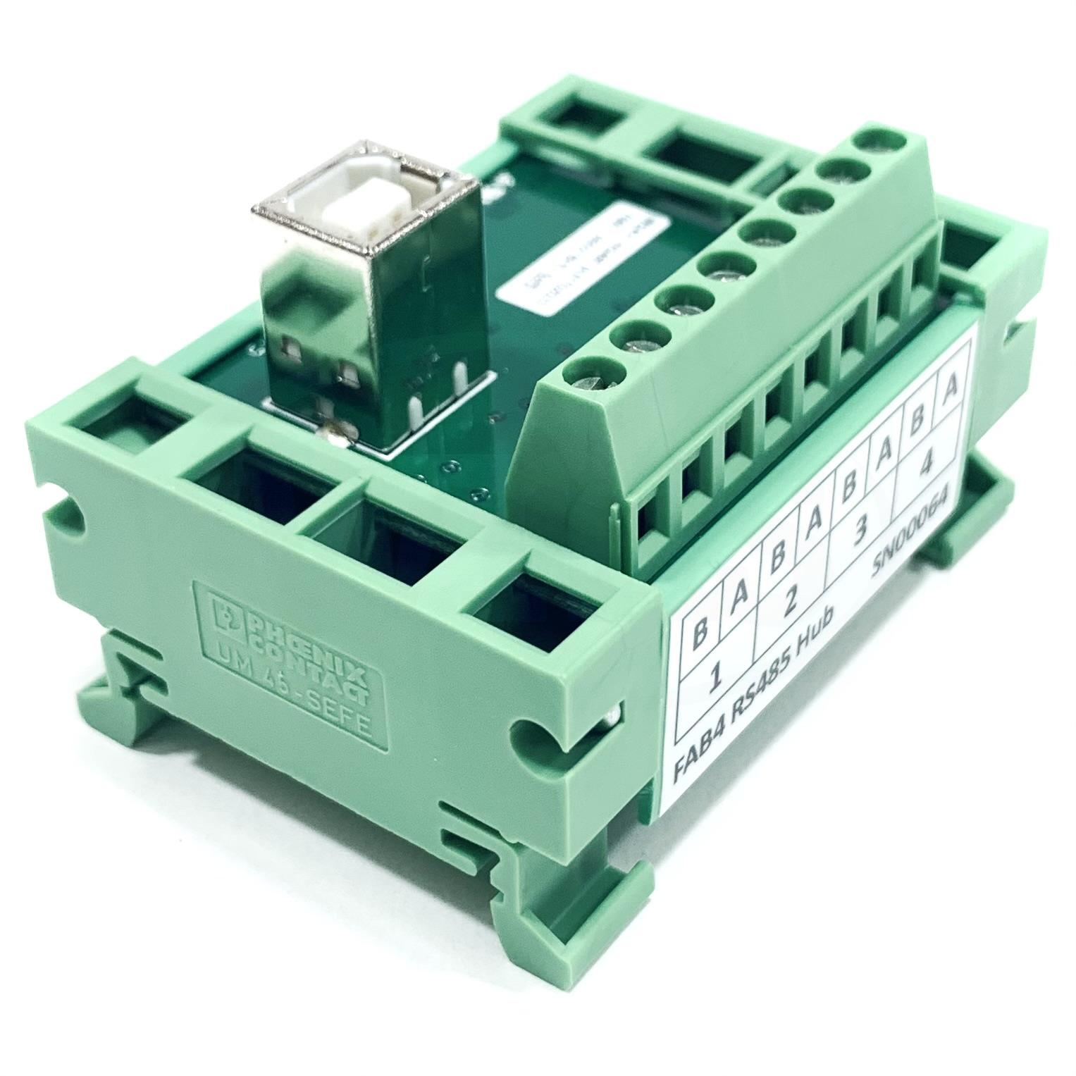 00-20301-530 IEP Schnittstellen HUB zu FAB-4 4x Serial RS485 Auf 1x USB Type B