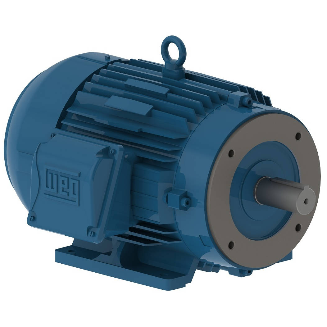 00112ET3E145TC-W22 WEG 1HP Severe Duty Electric Motor, 1200RPM