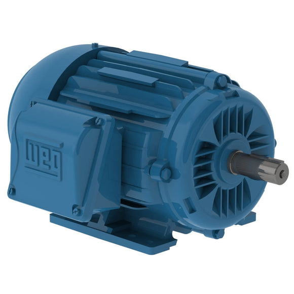 00118ET3E143T-W22S WEG 1HP Severe Duty Electric Motor, 1800RPM