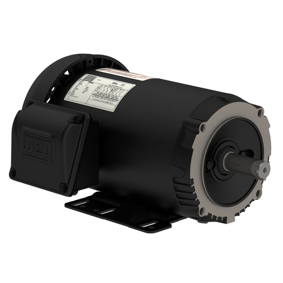 00118ET3E143TC-S WEG 1HP General Purpose Electric Motor, 1800RPM