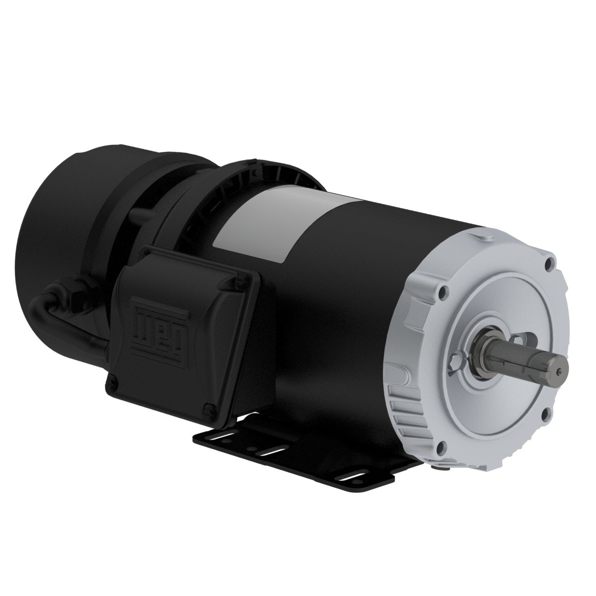 00118ET3EBM143TC-S WEG 1HP Electric Brake Motor, 1800RPM - 0