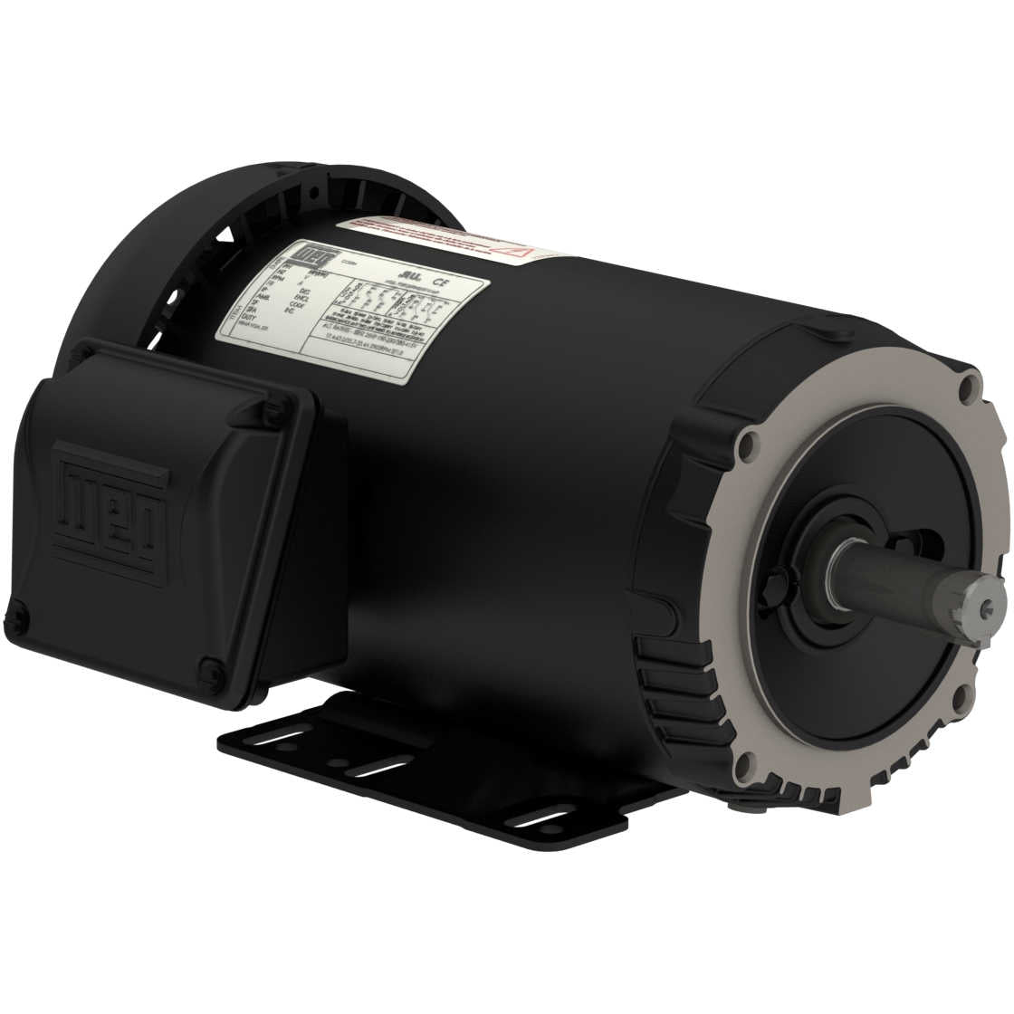 00118ET3H143TC-S WEG 1HP General Purpose Electric Motor, 1800RPM