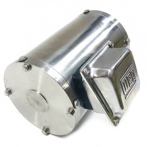 00118NT3ESS56CFL WEG 1HP Shark Stainless Steel Electric Motor, 1800RPM