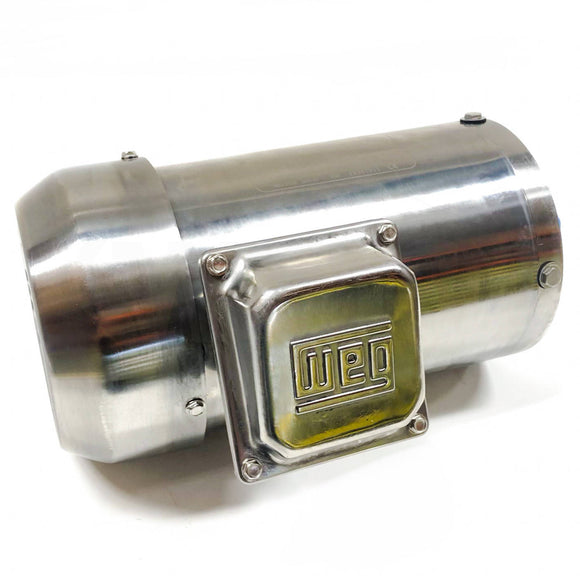 00118NT3ESS56CFL WEG 1HP Shark Stainless Steel Electric Motor, 1800RPM