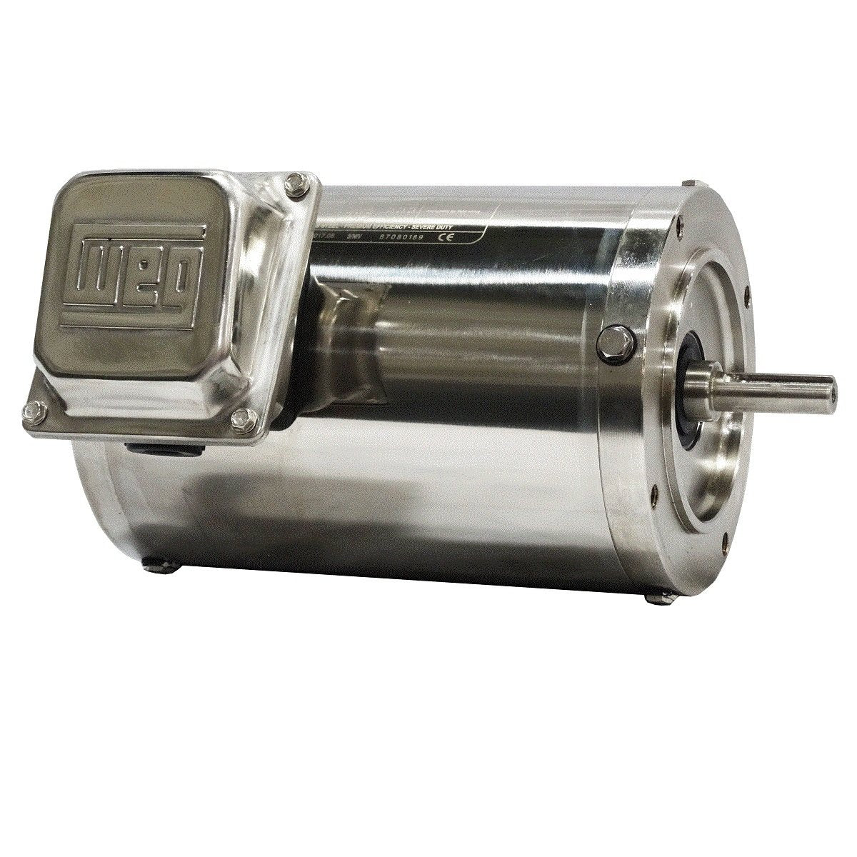 00118NT3ESS56CFL WEG 1HP Shark Stainless Steel Electric Motor, 1800RPM - 0