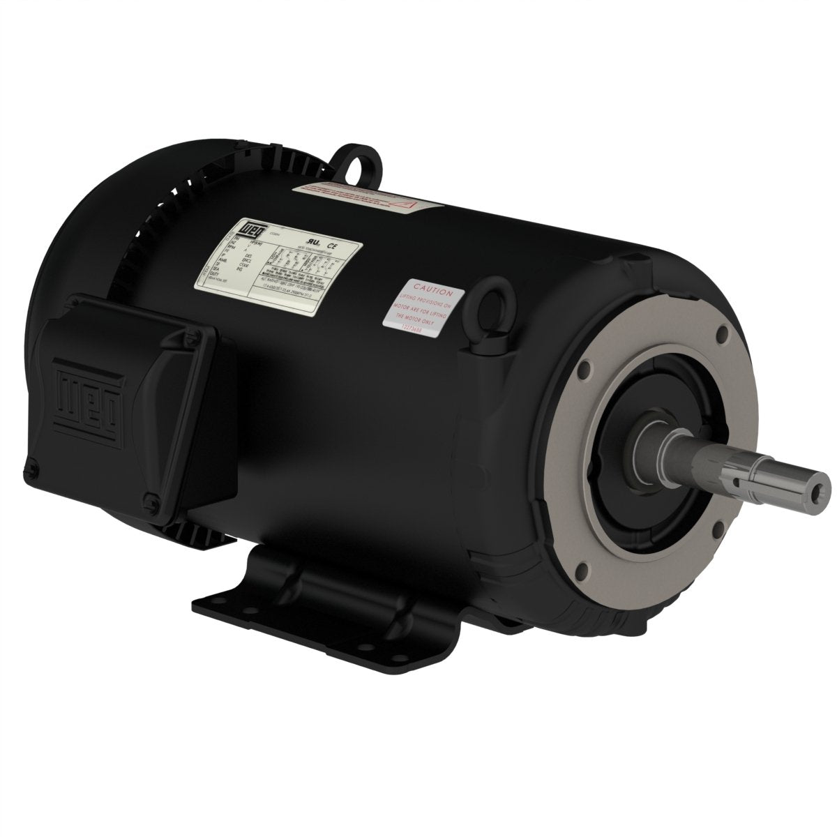00152ET3E182JM-S WEG 1.5HP JM Close Coupled Pump Electric Motor, 1200RPM