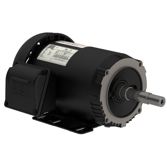 00156ET3E143JM-S WEG 1.5HP JM Close Coupled Pump Electric Motor, 3600RPM