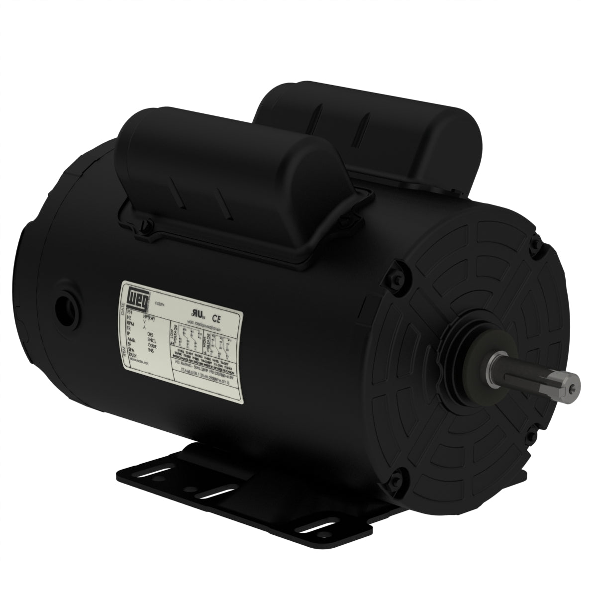 00158AS1BPFH56-S WEG 1.5HP Farm Duty Poultry Fan Electric Motor, 1800RPM
