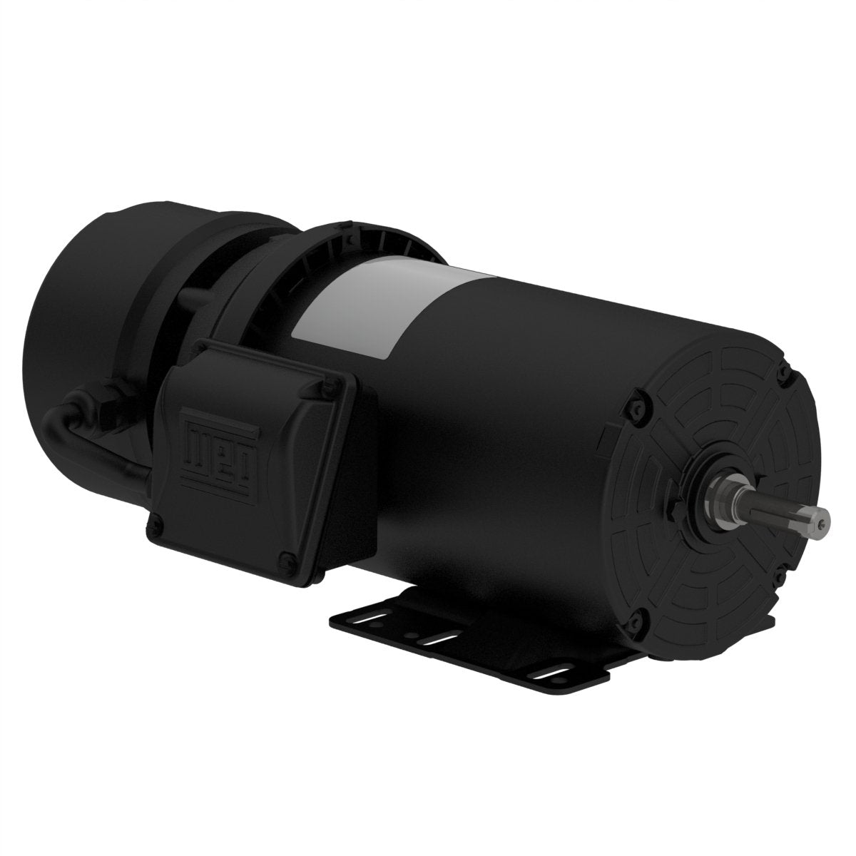00158ET3EBM145T-S WEG 1.5HP Electric Brake Motor, 1800RPM - 0