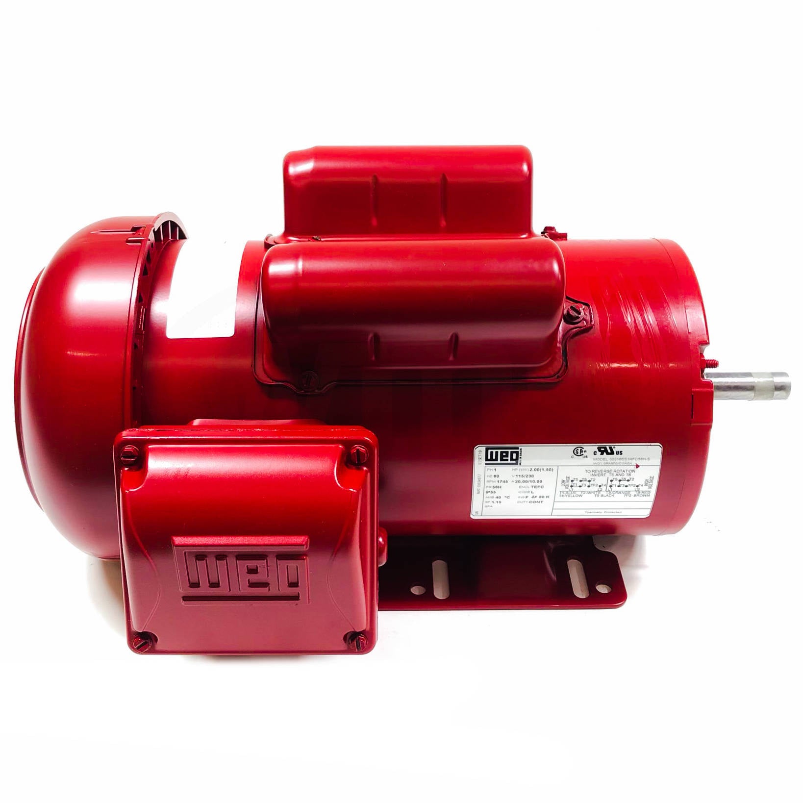 00218ES1RFD56H-S WEG 2HP Farm Duty Electric Motor, 1800RPM - 0