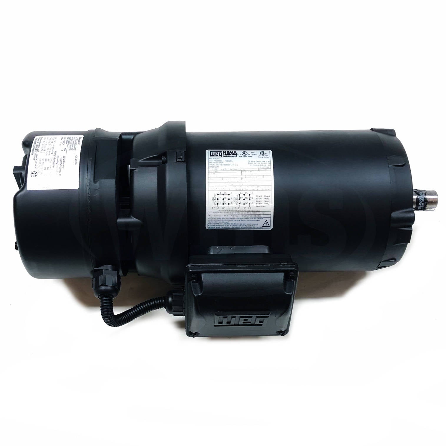 00218ET3EBMR145TC-S WEG 2HP Electric Brake Motor, 1800RPM