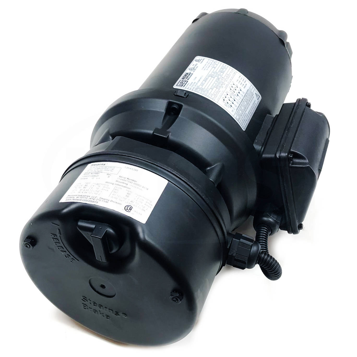00218ET3EBMR145TC-S WEG 2HP Electric Brake Motor, 1800RPM