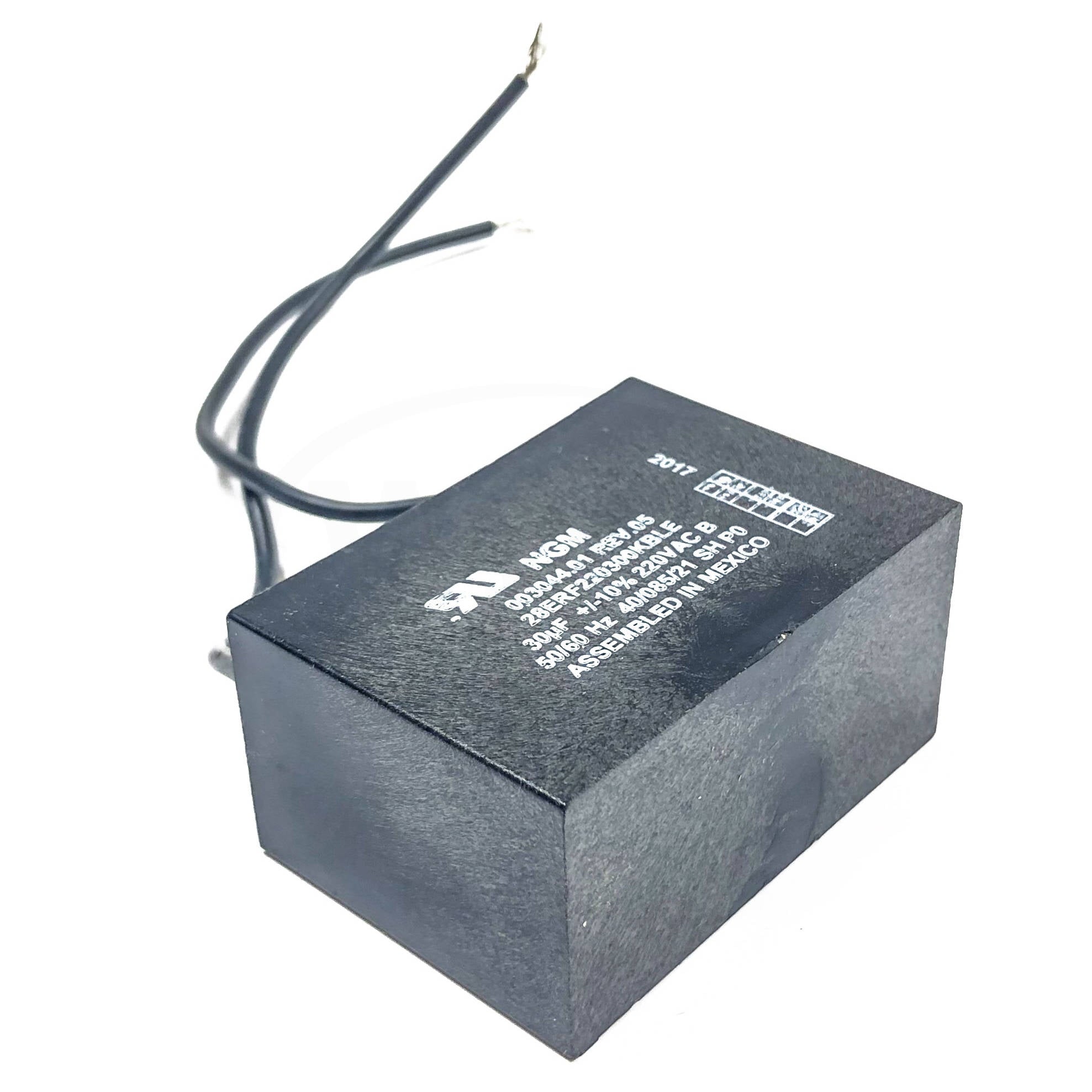 003044.01 Leeson FHP Run Capacitor, 30uF, 220VAC