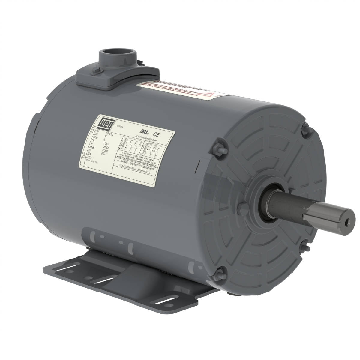 00456AP3EGD145TZ-S WEG 3/4.5HP Grain Dryer Electric Motor, 3600RPM - 0