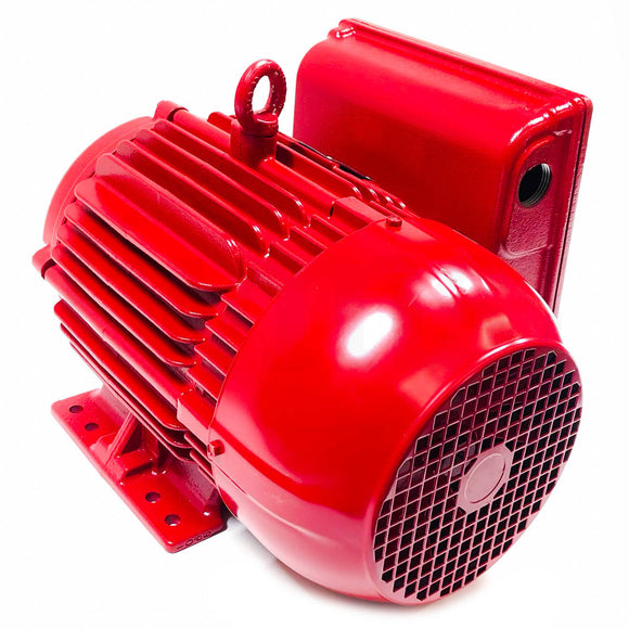 00518ES1DFD184T-W22 WEG 5HP Farm Duty Electric Motor, 1800RPM