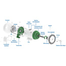 01012ET3EHW256TC-S WEG 10HP Hydrowash Electric Motor, 1200RPM-2