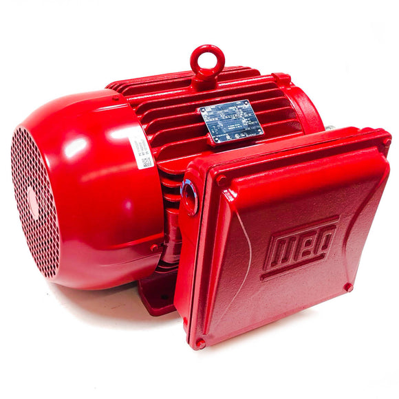 01018ES1DFD215T-W22 WEG 10HP Farm Duty Electric Motor, 1740RPM