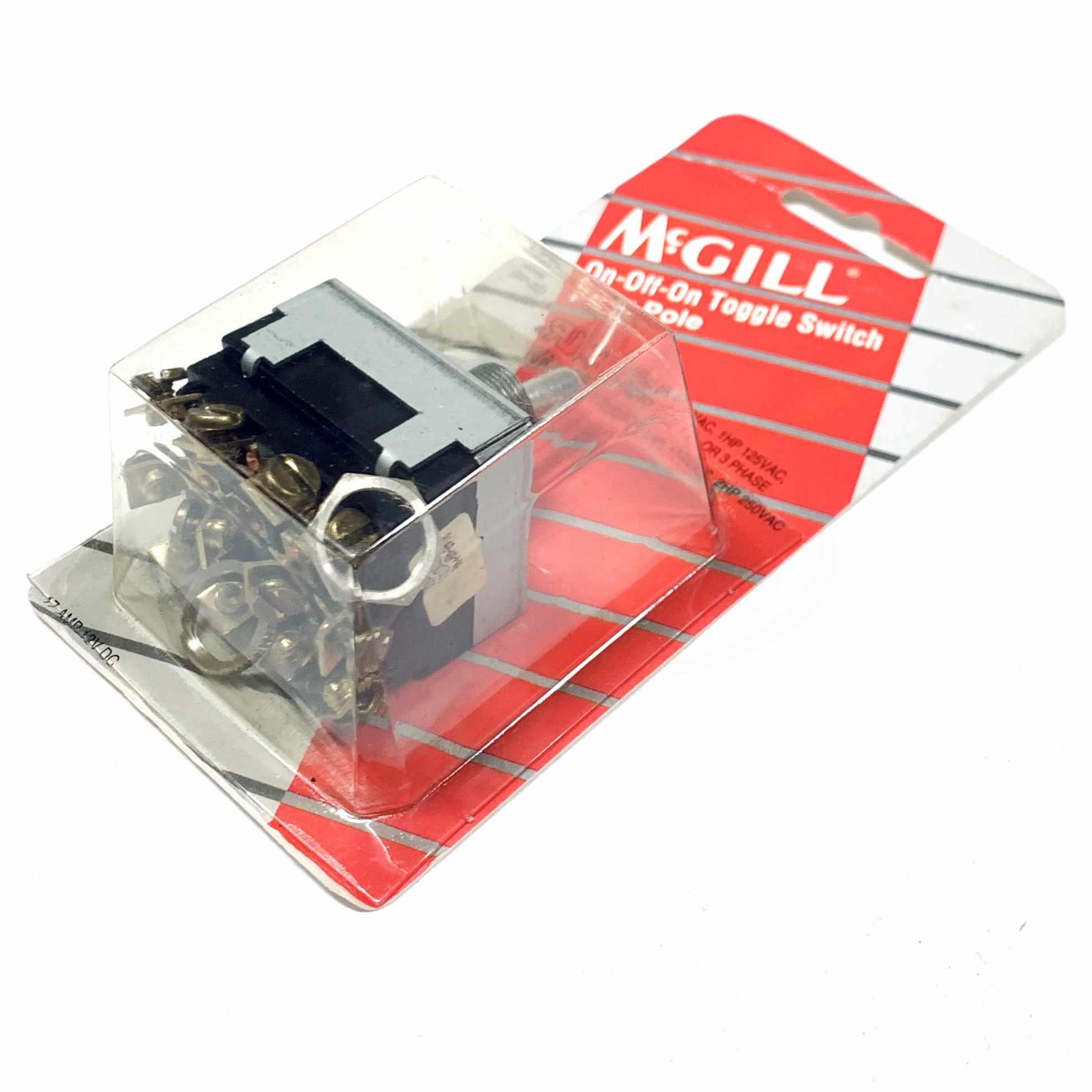 0140-4049 McGill On-Off-On Toggle Switch, Four-Pole - 0
