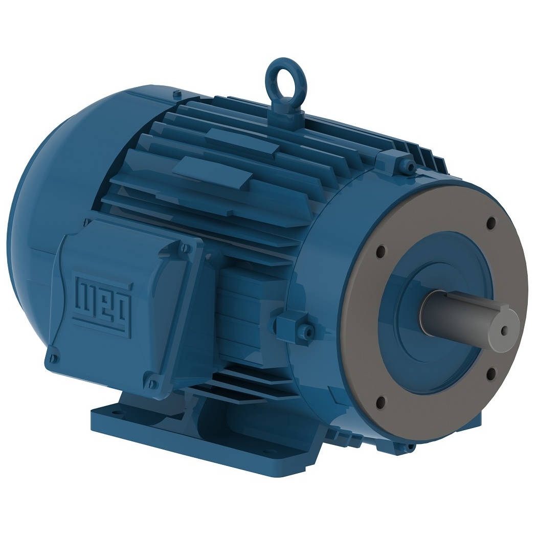 01536ET3E215TC-W22 WEG 15HP Severe Duty Electric Motor, 3600 RPM