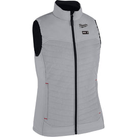 F300G-21S Milwaukee M12 Women's Heated AXIS Vest, Gray, Small