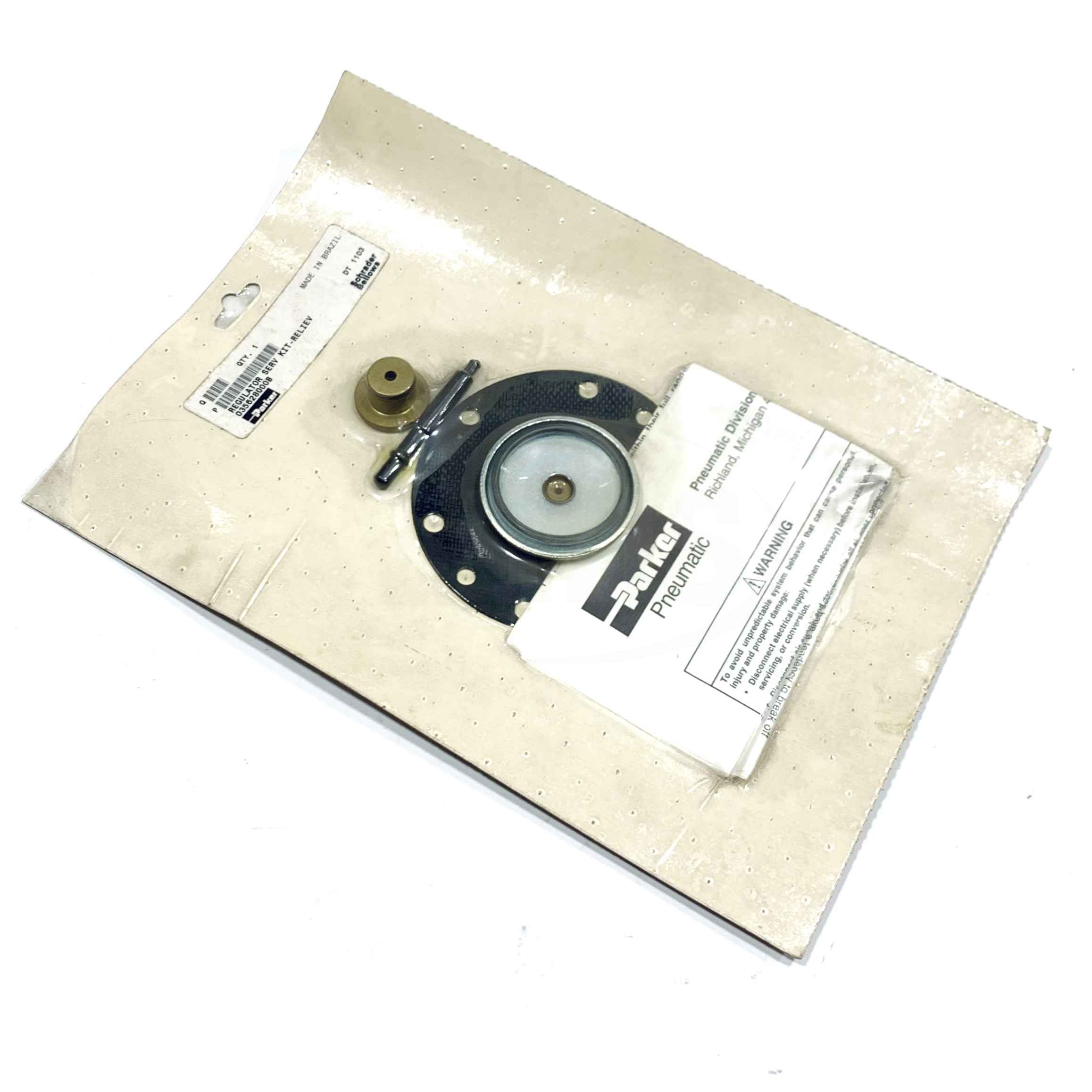 035628000B Schrader Bellows Regulator Valve Service Kit