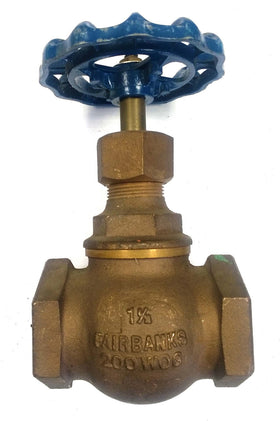 Fairbanks 045 1-1/2" FNPT Bronze Globe Valve