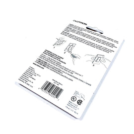 Lutron Claro 1 Gang Decorator Wallplate, CW-1-WH,