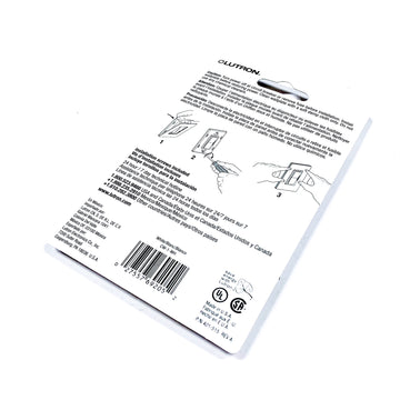 Lutron Claro 1 Gang Decorator Wallplate, CW-1-WH,