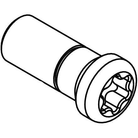 05-88-0019 Milwaukee M8.0 X 1 LH T-40 Chuck Screw
