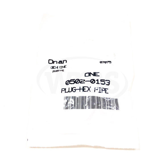 0502-0153 Onan Plug-Hex Pipe