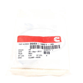 0503-1951-46 Cummins Hose Clamp - 0