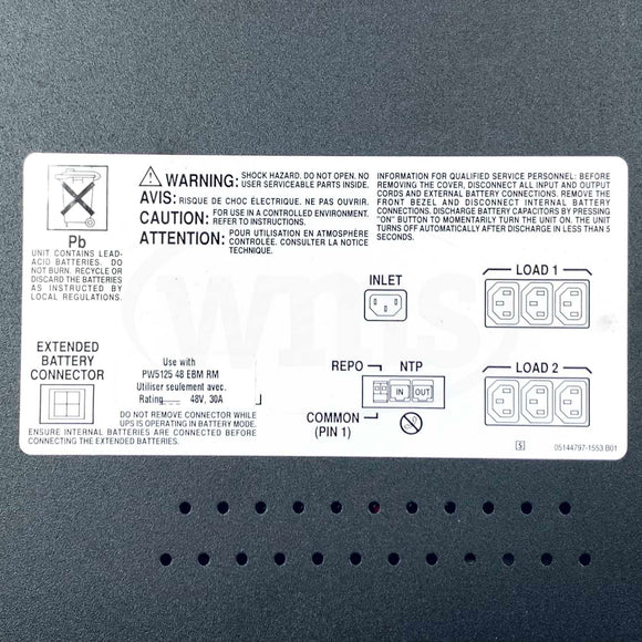 05146667-6591 Eaton Powerware Power Supply, PW5125 1000i RM