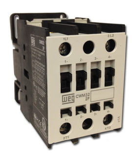 CWM12-00-20V24 WEG Contactor, 12 Amp, 2 NO Power Poles