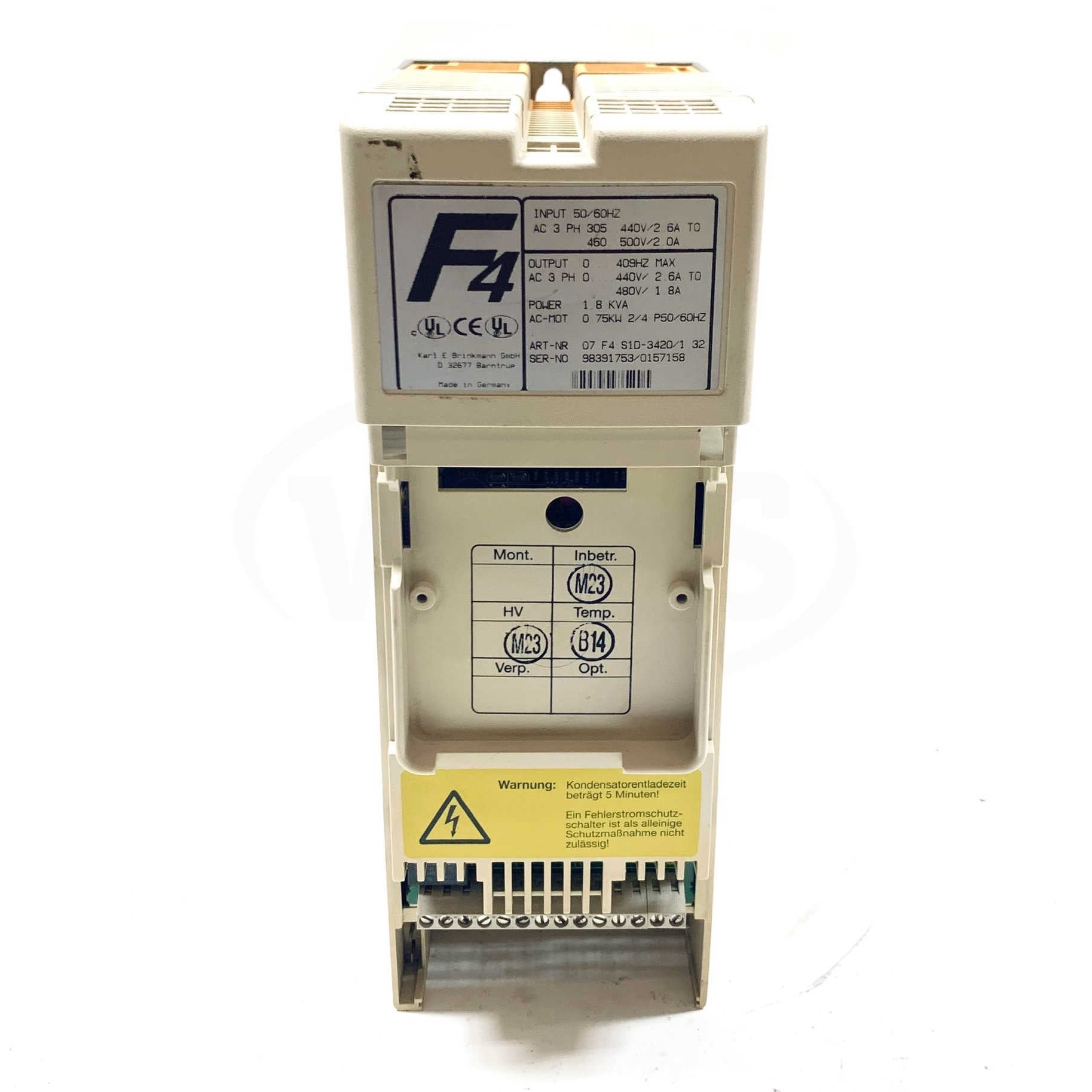 07.F4.S1D-3420/1.32 KEB Drive