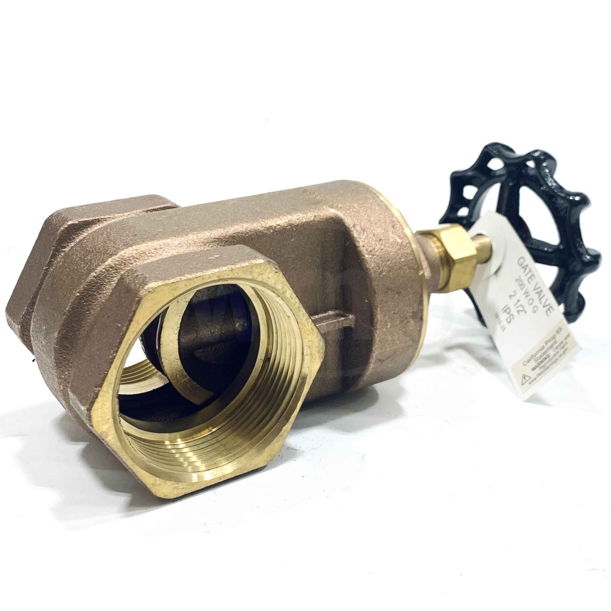 0818-25 Boshart Industries 2 1/2" Gate Valve, 200 WOG