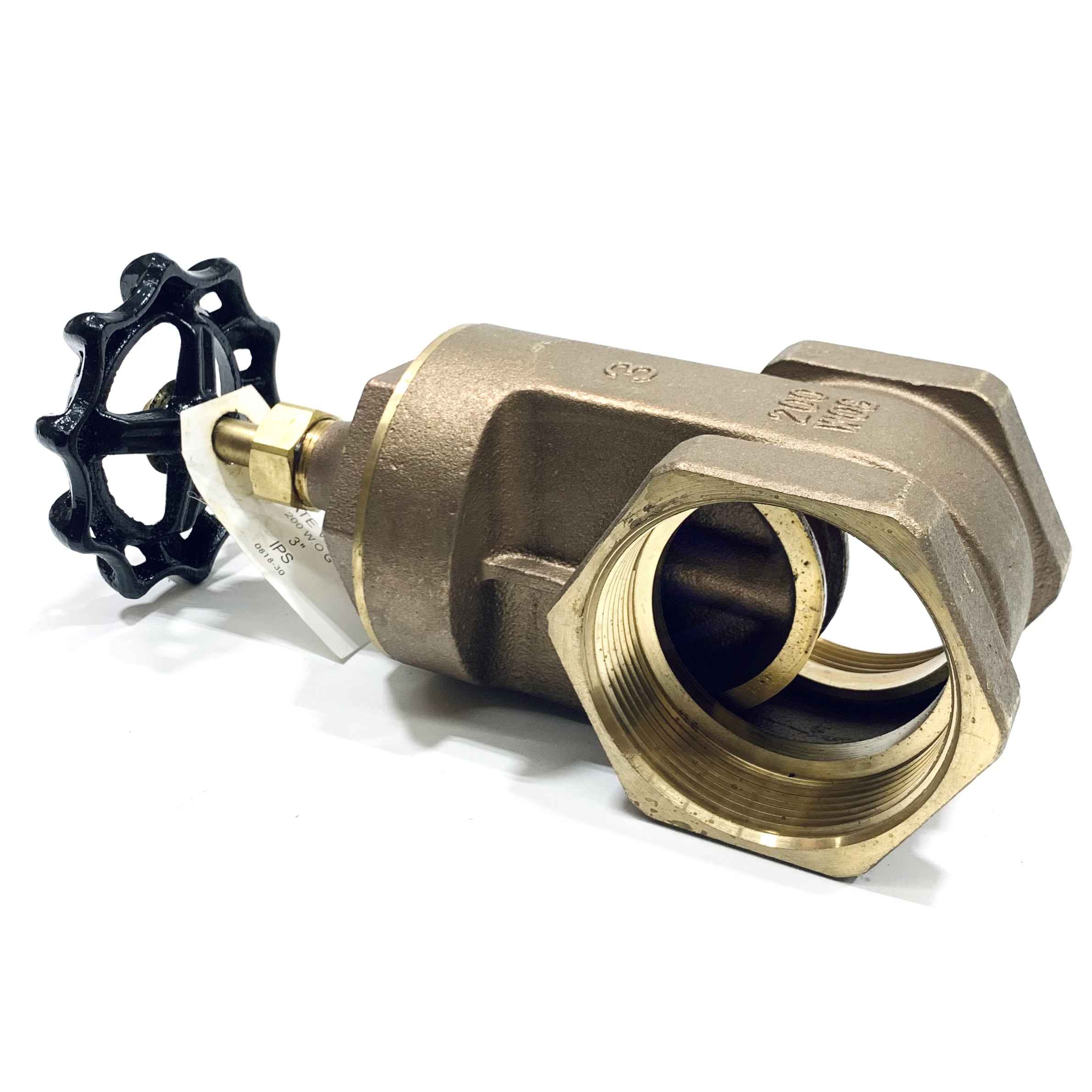 0818-30 Boshart Gate Valve, 200 WOG, 3" FPT - 0