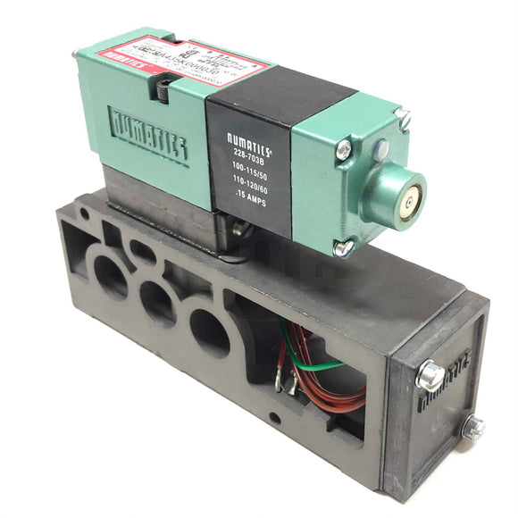 081SA435K000030 Numatics Solenoid Pneumatic Valve, 110-120V, 50-60Hz, .15Amps,