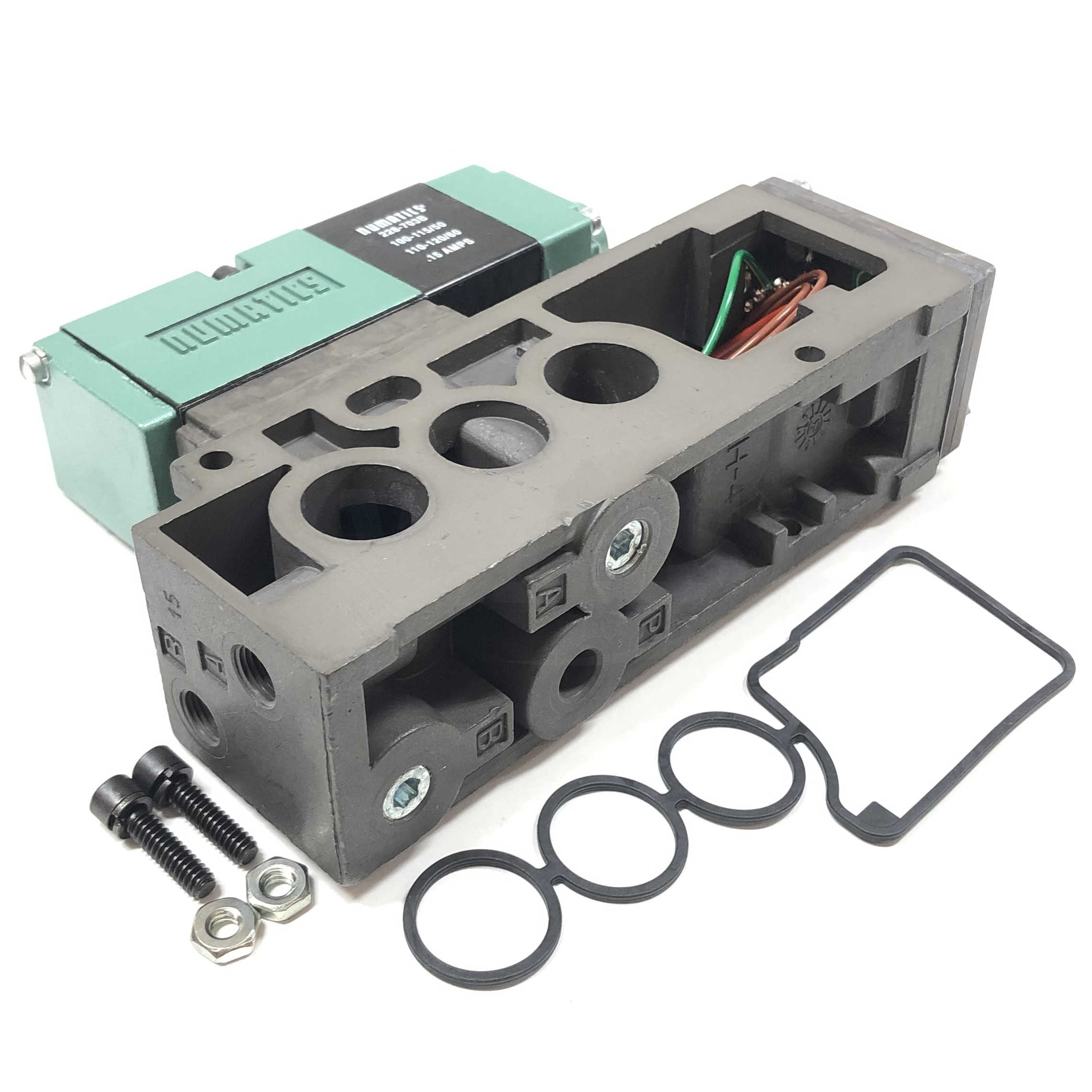 081SA435K000030 Numatics Solenoid Pneumatic Valve, 110-120V, 50-60Hz, .15Amps, - 0