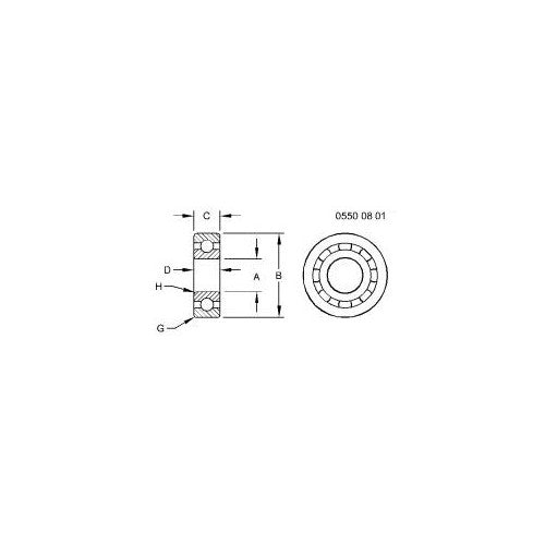 08 10 213 N C3 ORS Ball Bearing, 65 x 120 x 23mm