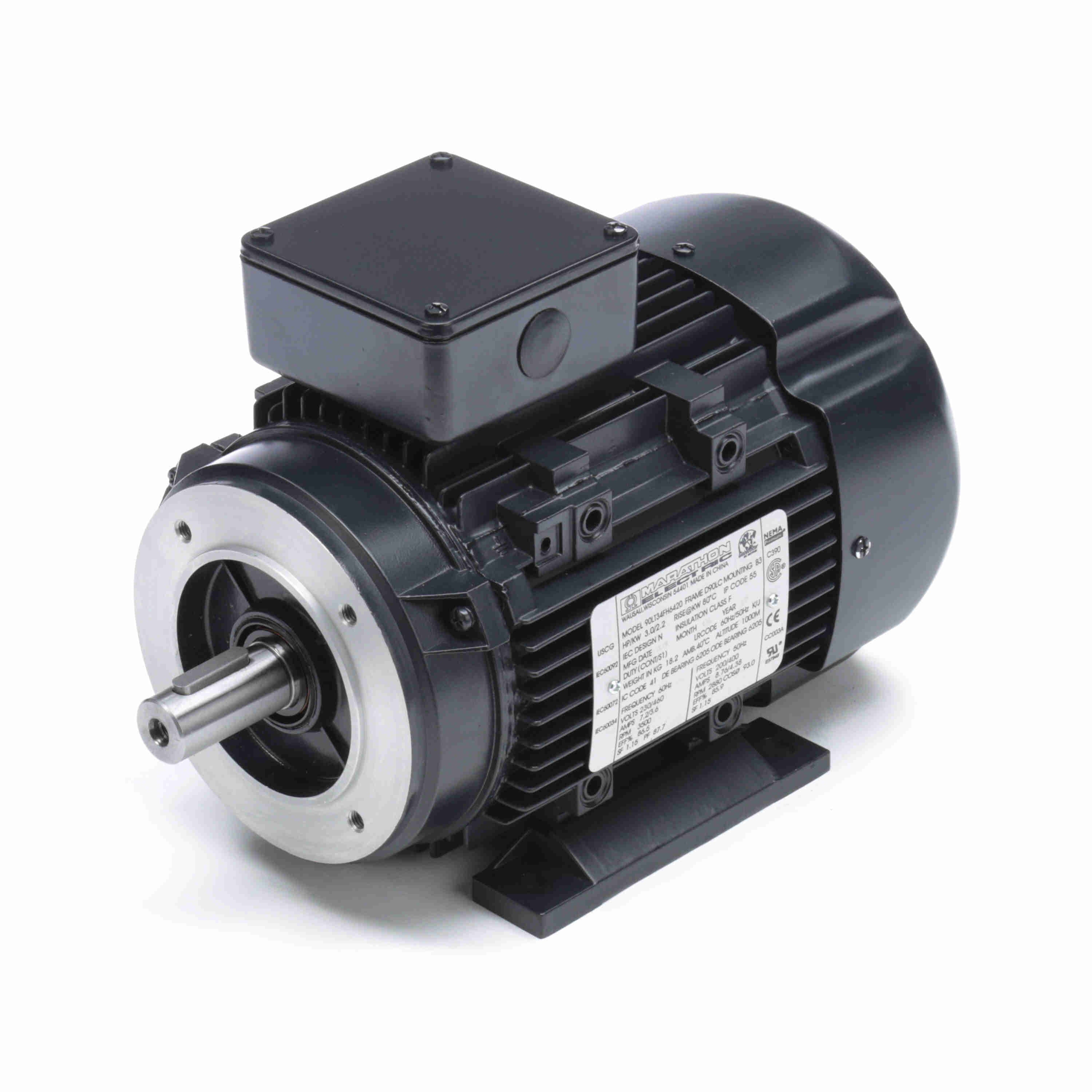 R379A Marathon 3HP/2.2kW IEC Metric Globetrotter Electric Motor, 3600RPM - 0