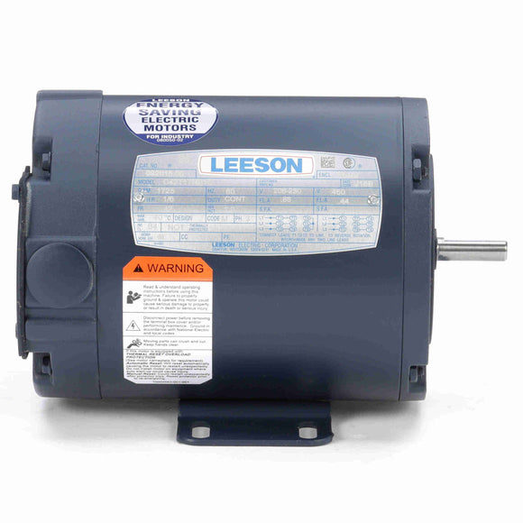 092015.00 Leeson 0.17HP Electric Motor, 1800RPM