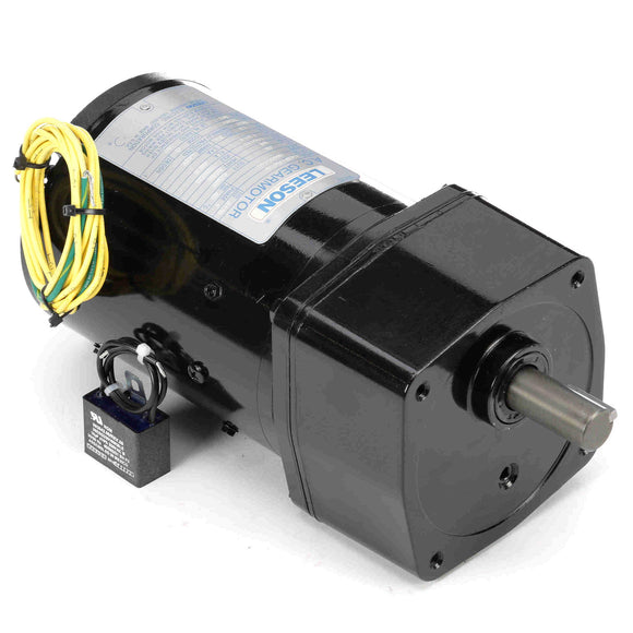 096001.00 Leeson 0.08HP Parallel Shaft Gearmotor, 9RPM