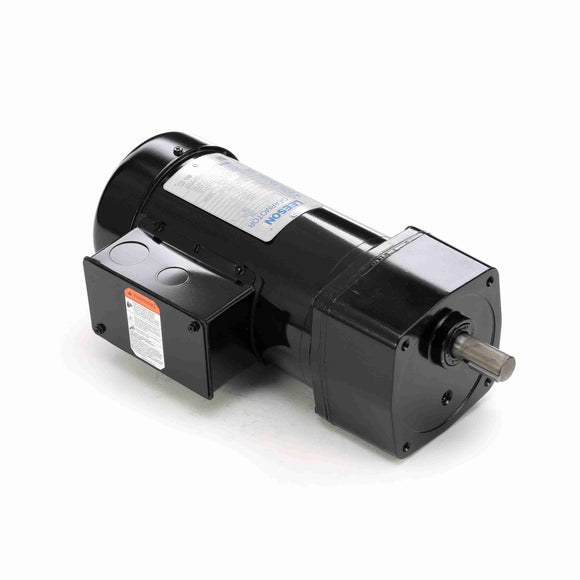 096013.00 Leeson 1/3HP AC Gearmotor, 58 RPM, 320 lb-in