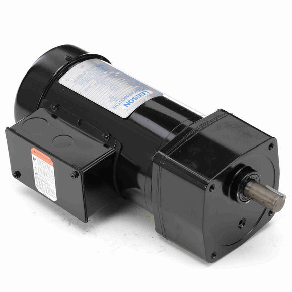 096015.00 Leeson 1/3HP AC Gearmotor, 173RPM, 109 lb-in