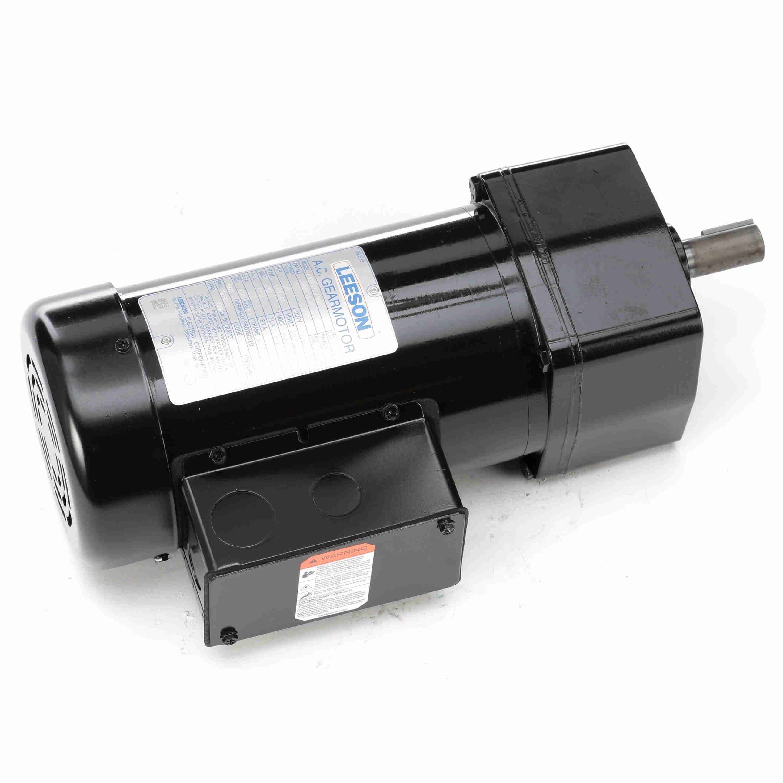096015.00 Leeson 1/3HP AC Gearmotor, 173RPM, 109 lb-in - 0