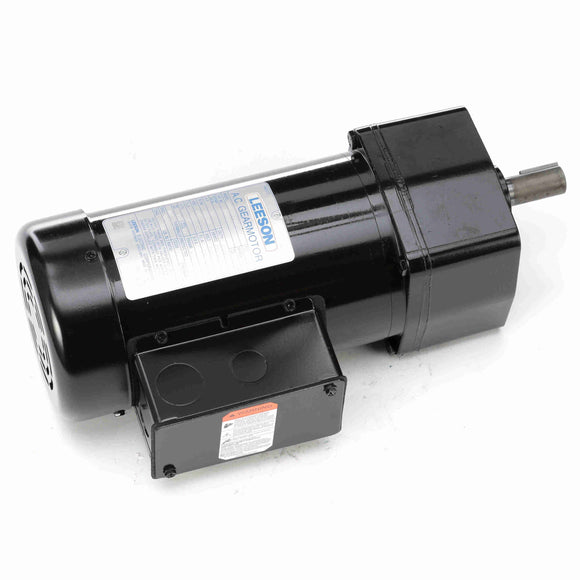 096015.00 Leeson 1/3HP AC Gearmotor, 173RPM, 109 lb-in
