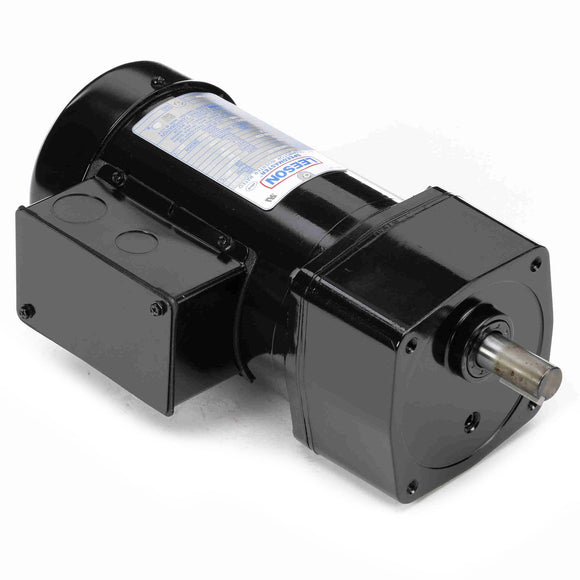 096068.00 Leeson 1/4HP AC Electric Gearmotor, 85RPM