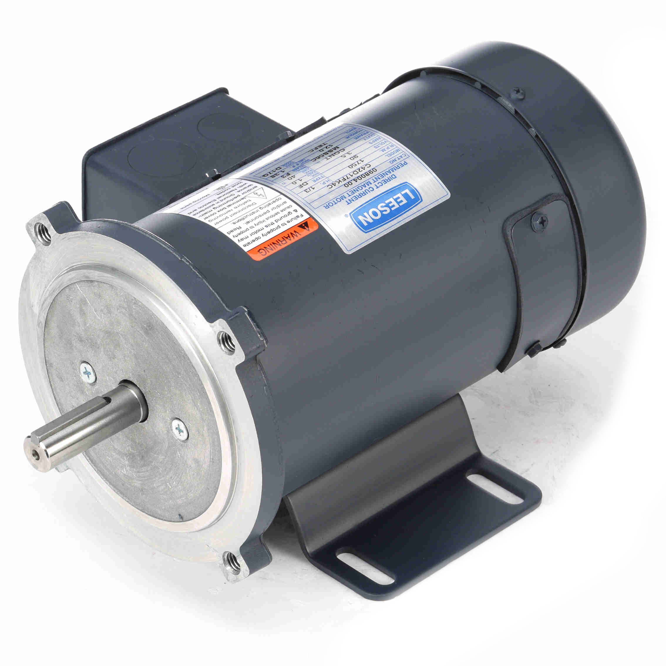 098004.00 Leeson 1/3HP DC Electric Motor, 1750 RPM - 0